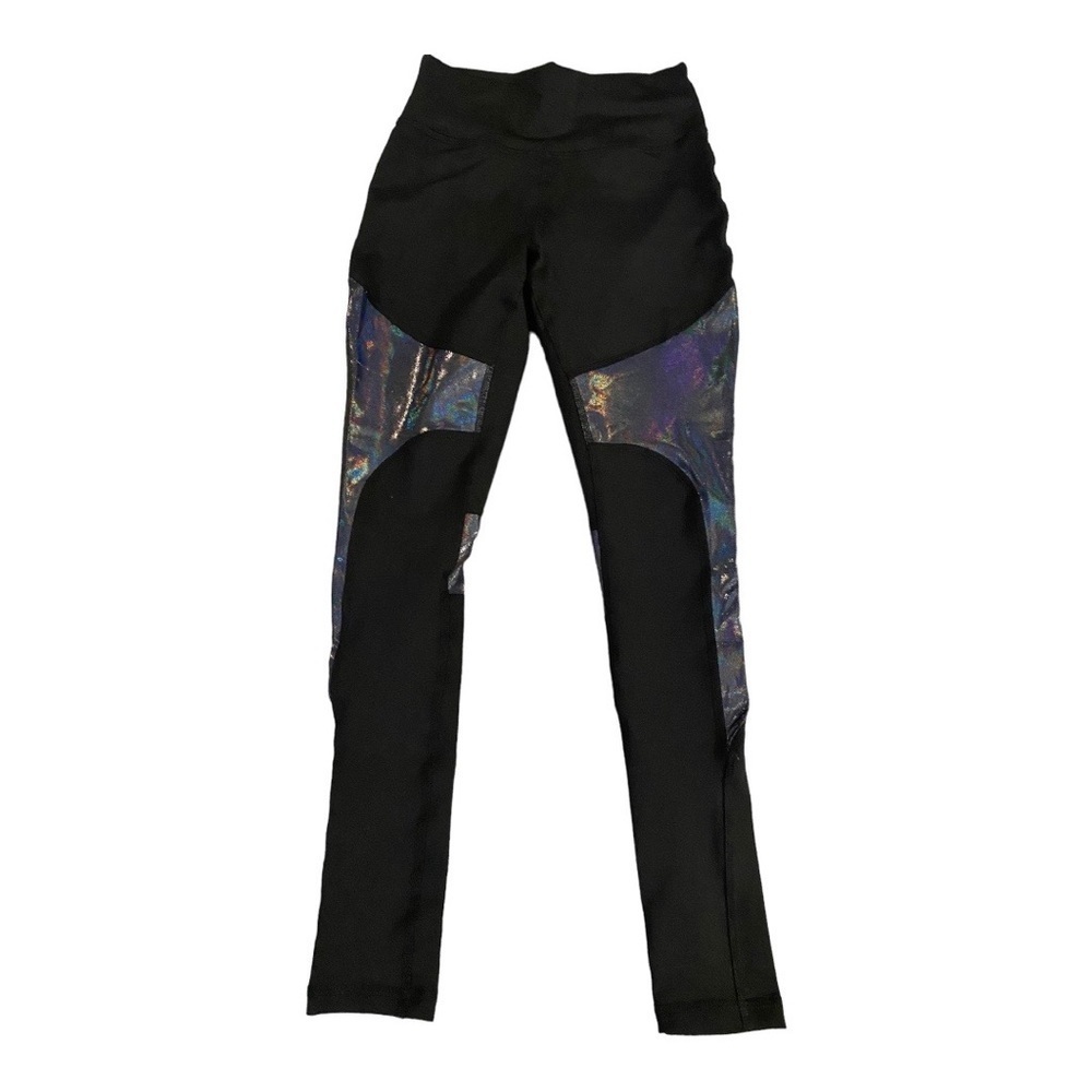 Style Reform black metallic glitter Leggings